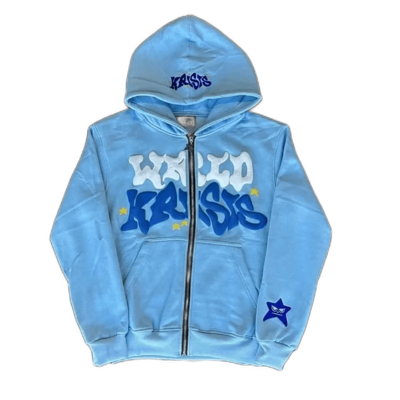 REVOLT Y2k streetwear zip hoodie